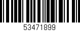 Código de barras (EAN, GTIN, SKU, ISBN): '53471899'