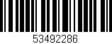 Código de barras (EAN, GTIN, SKU, ISBN): '53492286'