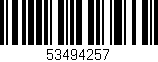 Código de barras (EAN, GTIN, SKU, ISBN): '53494257'
