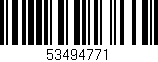 Código de barras (EAN, GTIN, SKU, ISBN): '53494771'