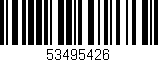 Código de barras (EAN, GTIN, SKU, ISBN): '53495426'