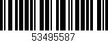Código de barras (EAN, GTIN, SKU, ISBN): '53495587'