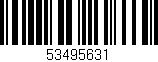 Código de barras (EAN, GTIN, SKU, ISBN): '53495631'