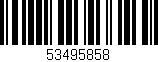 Código de barras (EAN, GTIN, SKU, ISBN): '53495858'