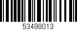 Código de barras (EAN, GTIN, SKU, ISBN): '53498013'