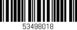 Código de barras (EAN, GTIN, SKU, ISBN): '53498018'