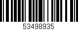 Código de barras (EAN, GTIN, SKU, ISBN): '53498935'