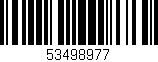 Código de barras (EAN, GTIN, SKU, ISBN): '53498977'