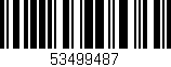 Código de barras (EAN, GTIN, SKU, ISBN): '53499487'