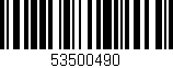 Código de barras (EAN, GTIN, SKU, ISBN): '53500490'