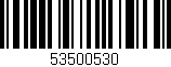 Código de barras (EAN, GTIN, SKU, ISBN): '53500530'