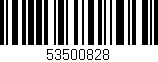 Código de barras (EAN, GTIN, SKU, ISBN): '53500828'