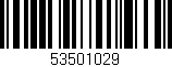 Código de barras (EAN, GTIN, SKU, ISBN): '53501029'