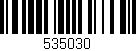 Código de barras (EAN, GTIN, SKU, ISBN): '535030'