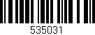 Código de barras (EAN, GTIN, SKU, ISBN): '535031'