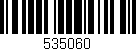 Código de barras (EAN, GTIN, SKU, ISBN): '535060'