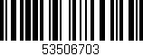 Código de barras (EAN, GTIN, SKU, ISBN): '53506703'