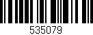 Código de barras (EAN, GTIN, SKU, ISBN): '535079'