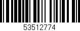 Código de barras (EAN, GTIN, SKU, ISBN): '53512774'