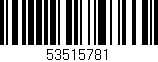 Código de barras (EAN, GTIN, SKU, ISBN): '53515781'