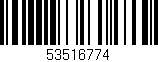Código de barras (EAN, GTIN, SKU, ISBN): '53516774'
