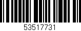 Código de barras (EAN, GTIN, SKU, ISBN): '53517731'