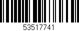 Código de barras (EAN, GTIN, SKU, ISBN): '53517741'