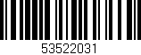 Código de barras (EAN, GTIN, SKU, ISBN): '53522031'
