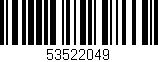 Código de barras (EAN, GTIN, SKU, ISBN): '53522049'