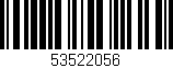 Código de barras (EAN, GTIN, SKU, ISBN): '53522056'