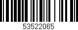 Código de barras (EAN, GTIN, SKU, ISBN): '53522065'
