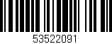 Código de barras (EAN, GTIN, SKU, ISBN): '53522091'