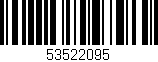 Código de barras (EAN, GTIN, SKU, ISBN): '53522095'