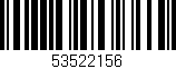 Código de barras (EAN, GTIN, SKU, ISBN): '53522156'