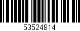Código de barras (EAN, GTIN, SKU, ISBN): '53524814'