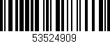 Código de barras (EAN, GTIN, SKU, ISBN): '53524909'