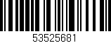 Código de barras (EAN, GTIN, SKU, ISBN): '53525681'