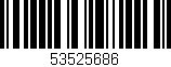 Código de barras (EAN, GTIN, SKU, ISBN): '53525686'