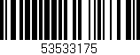 Código de barras (EAN, GTIN, SKU, ISBN): '53533175'