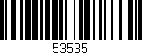 Código de barras (EAN, GTIN, SKU, ISBN): '53535'