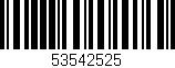 Código de barras (EAN, GTIN, SKU, ISBN): '53542525'