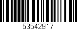 Código de barras (EAN, GTIN, SKU, ISBN): '53542917'