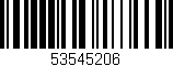 Código de barras (EAN, GTIN, SKU, ISBN): '53545206'