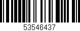 Código de barras (EAN, GTIN, SKU, ISBN): '53546437'