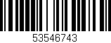 Código de barras (EAN, GTIN, SKU, ISBN): '53546743'