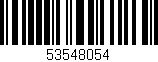 Código de barras (EAN, GTIN, SKU, ISBN): '53548054'