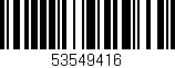 Código de barras (EAN, GTIN, SKU, ISBN): '53549416'