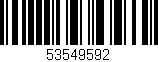Código de barras (EAN, GTIN, SKU, ISBN): '53549592'