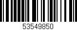 Código de barras (EAN, GTIN, SKU, ISBN): '53549850'