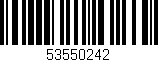 Código de barras (EAN, GTIN, SKU, ISBN): '53550242'